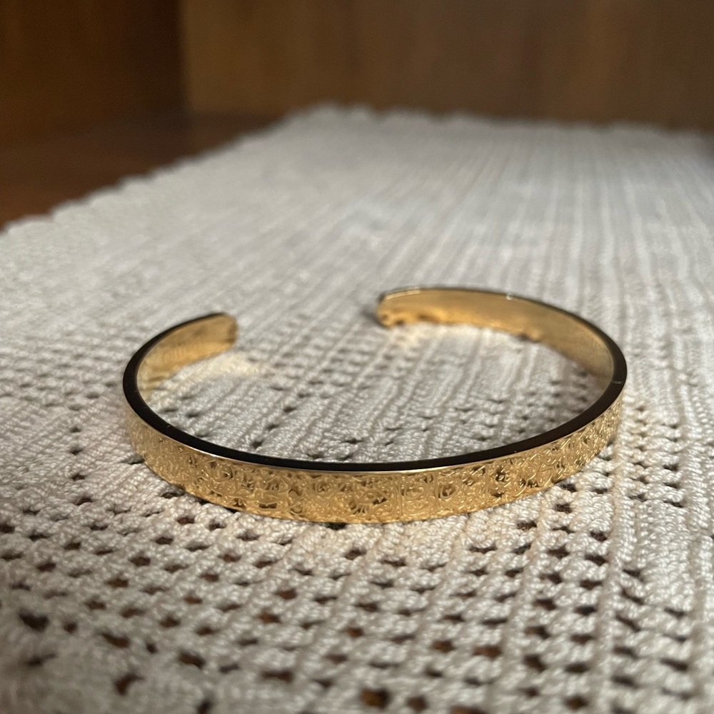 18K Gold Plated Cuff Bracelet